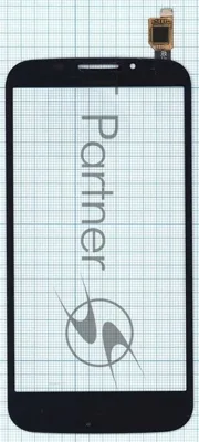 Сенсорное стекло (тачскрин) для Alcatel Pop S7 7045Y, черное