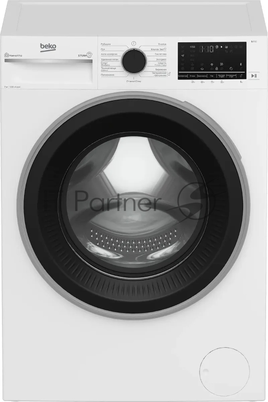 Стиральная машина Beko B3WFR572WB белый, загрузка фронтальная 7 кг, 1200 об/мин., класс: А