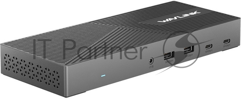 USB-концентратор WAVLINK USB-C Triple Display 4K@60Hz Universal /100W PowerDelivery Include 20V/8A Power Adapter/ 4xUSB3.0/3xUSB C/2xDP 4K 60HZ/3xHDMI 4K 60HZ/1xGigabit LAN/1xAudio In/Out