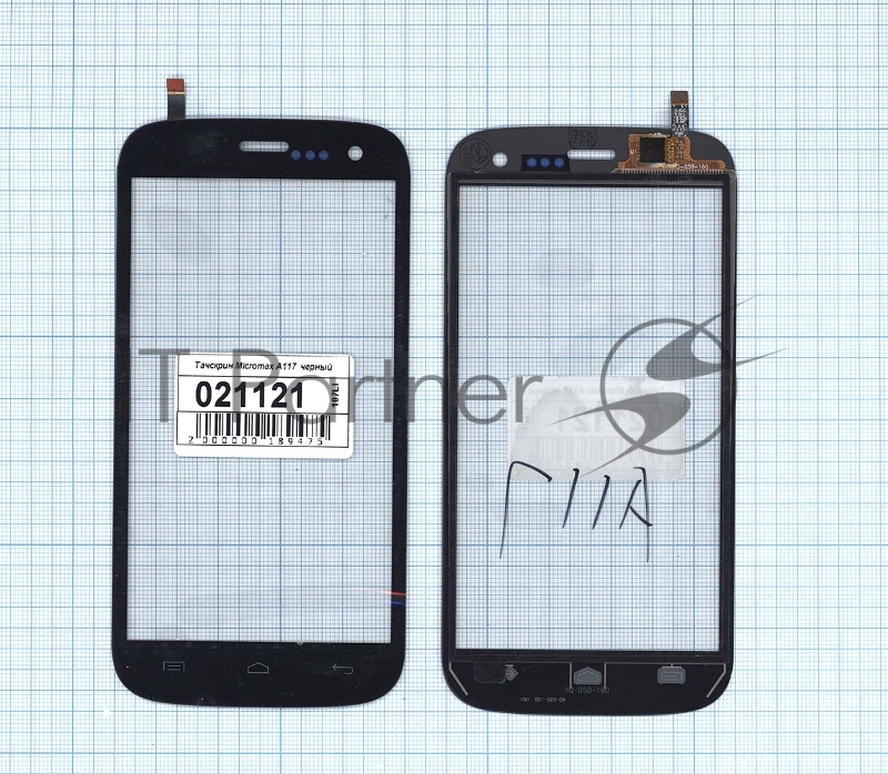 Сенсорное стекло (тачскрин) для Micromax A117 Canvas Magnus черное