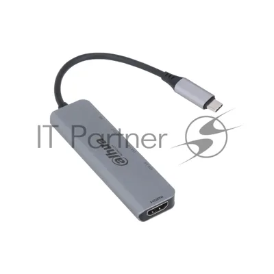 USB-концентратор Dahua TC35, USB Type-C, HDMI + USB 3.0 + PD Docking Station, USB