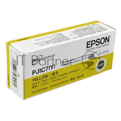 Картридж струйный Epson PJIC7 желтый для Discproducer PP-100 (C13S020451/C13S020692)
