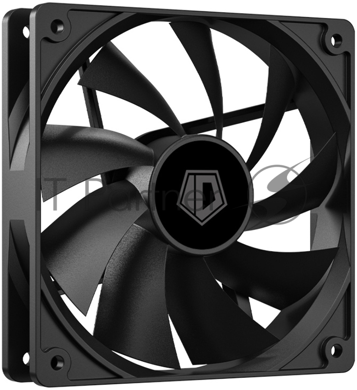 Вентилятор для корпуса ID-Cooling XF-120-K черный, 120 мм, 1800 об/мин, 35.2 дБ, 4 pin