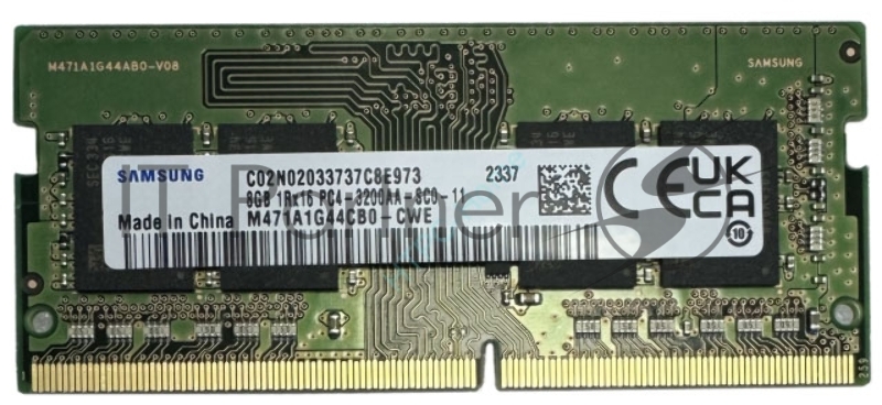 Оперативная память Samsung, DDR4, 8Gb (1x8GB), 3200MHz, CL21, SO-DIMM, OEM