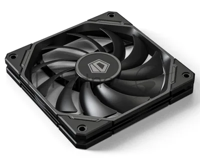 Вентилятор для корпуса ID-Cooling TF-12015-K черный, 120 мм, 2200 об/мин, 32.3 дБ, 4 pin