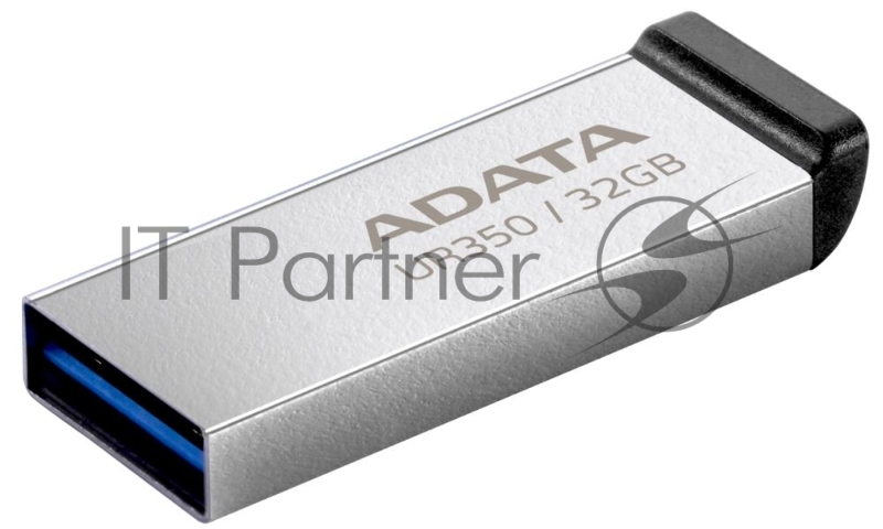 Флешка USB ADATA UR350 (UR350-32G-RSR/BK), 32Gb, USB 3.2, R/W 100/15, серебристый/черный
