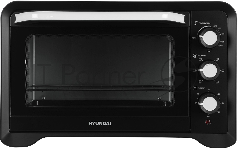 Мини-печь Hyundai MIO-HY094 35 л, 1600 Вт, черный