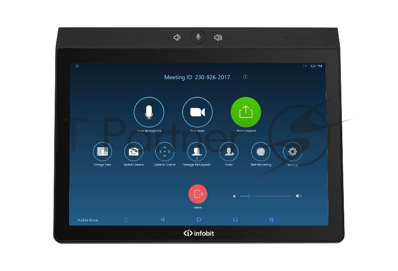 Спикерфон Infobit [iSpeaker CM800] Универсальный спикерфон и контроллер UC с поддержкой Zoom Room.