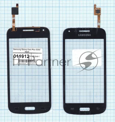 Сенсорное стекло (тачскрин) для Samsung Galaxy Core Plus SM-G350, черное