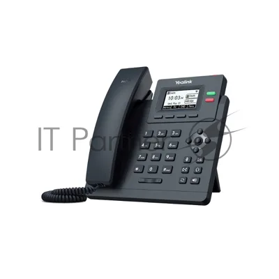 Настольный IP-телефон YEALINK SIP-T31W, 2 аккаунта, дисплей 2.3", Wi-Fi, PoE, БП шт