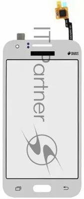 Сенсорное стекло (тачскрин) для Samsung Galaxy J1 SM-J100, белое