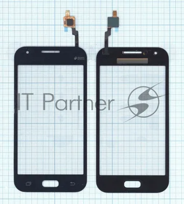 Сенсорное стекло (тачскрин) для Samsung Galaxy J1 Ace SM-J110H синее