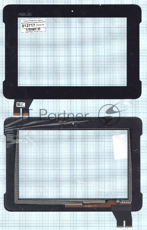 Сенсорное стекло (тачскрин) для Asus PadFone S (PF500KL) Station, черное