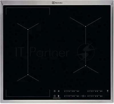 Индукционная варочная поверхность Electrolux EIV6340X, 4 конфорки, с зоной расширения, стеклокерамика, 7350 Вт