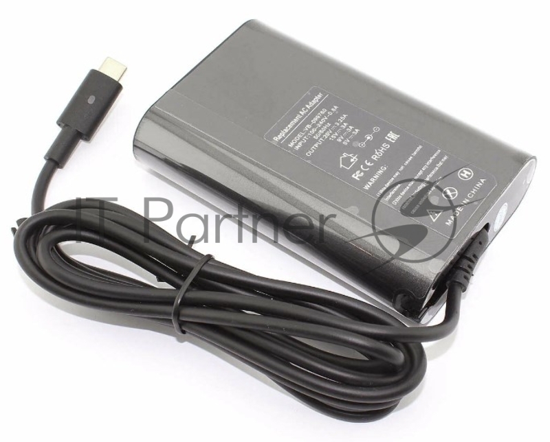 Блок питания (сетевой адаптер) для ноутбуков Dell 5V/20V-3.25A 65W Type-C, OEM
