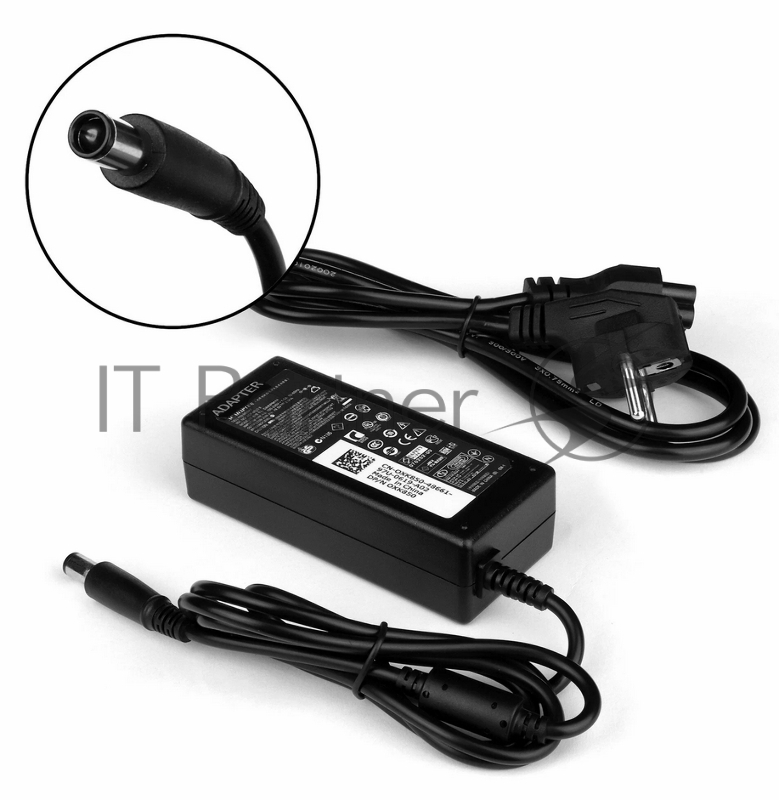 Блок питания (сетевой адаптер) для ноутбуков Dell 19.5V 3.34A 7.4x5.0mm