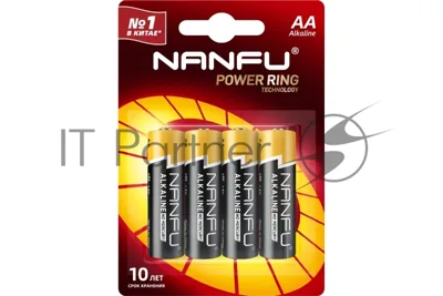Батарейка Nanfu AA (4шт.) (LR6 4B)
