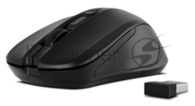 Мышь беспроводная SVEN RX-270W черный, 1600 dpi, радиоканал, USB, кнопки - 4