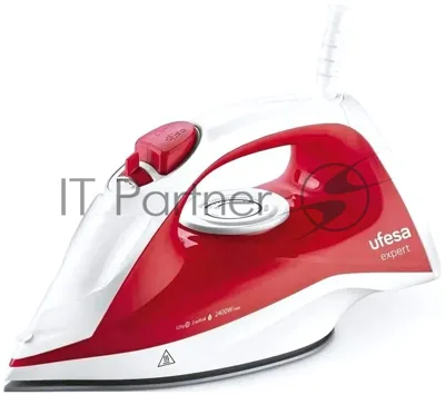 Утюг Ufesa PV1100C EXPERT красный/белый, 2400 Вт, 35 г/мин, 125 г/мин, 280 мл