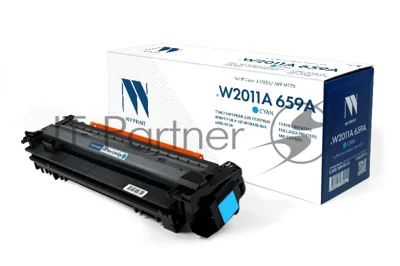 Картридж лазерный NVPrint совместимый NV-W2011A 659A Голубой для HP Color LJ M856/MFP M776 (13000k)