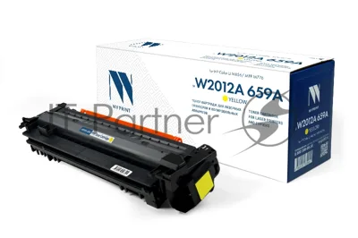 Картридж лазерный NVPrint совместимый NV-W2012A 659A Yellow для HP Color LJ M856/MFP M776 (13000k)