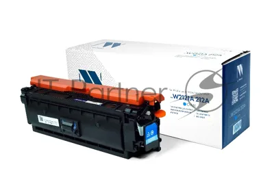 Картридж лазерный NVPrint совместимый NV-W2121A 212A Голубой для HP Color LaserJet M554/M555/M578 (4500k)