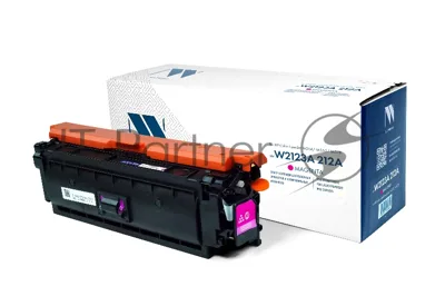 Картридж лазерный NVPrint совместимый NV-W2123A 212A Magenta для HP Color LaserJet M554/M555/M578 (4500k)