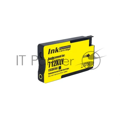 Картридж струйный NVPrint 712 (NV-3ED69A) Yellow для HP DJ T210/T630 (29 мл)