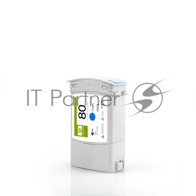 Картридж струйный NVPrint 80 (NV-C4846A) Cyan для HP DesignJet 1050c, 1055см (400 мл)
