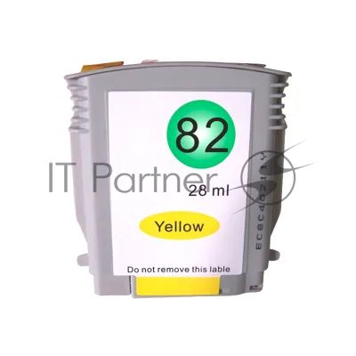 Картридж струйный NVPrint 82 (NV-C4913A) Yellow для HP DesignJet 500/800 (69 мл)