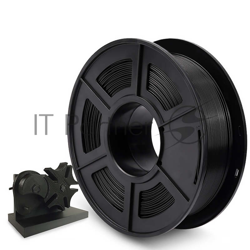 Филамент NVPrint PLA+ черный для 3D печати диаметр 1.75мм длина 330 метров масса 1 кг