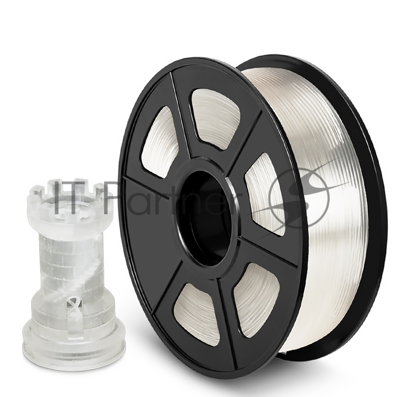 Филамент NVPrint PLA Transparent для 3D печати диаметр 1.75мм длина 330 метров масса 1 кг