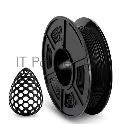 Филамент NVPrint TPU Black для 3D печати диаметр 1.75мм длина 165 метров масса 0,5 кг