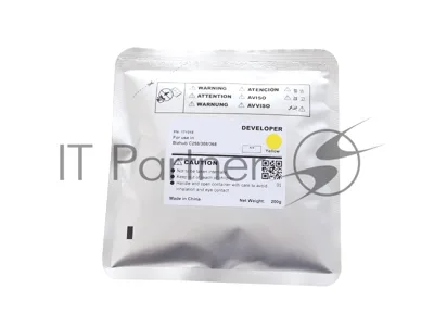 Девелопер CET для KONICA MINOLTA Bizhub C258/C308/C368 Yellow, 200г, 600000 стр.