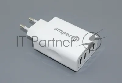 Блок питания (сетевой адаптер) Amperin 4-port USB*5V 2.4A (YDS-TC028-4-0-0), белый