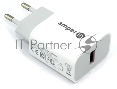Блок питания (сетевой адаптер) Amperin USB-A, USB-C (YDS-TC045-011PK) 45W, белый