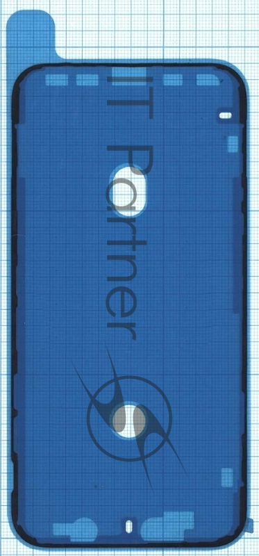 Водозащитная прокладка (проклейка) для iPhone XR, черная