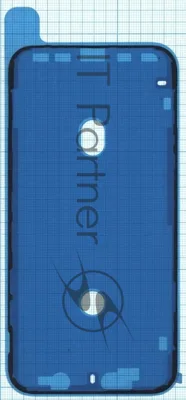 Водозащитная прокладка (проклейка) для iPhone XR, черная