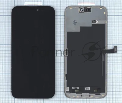 Дисплей (модуль) для Apple iPhone 15 Pro Max в сборе с тачскрином, черный (OR)