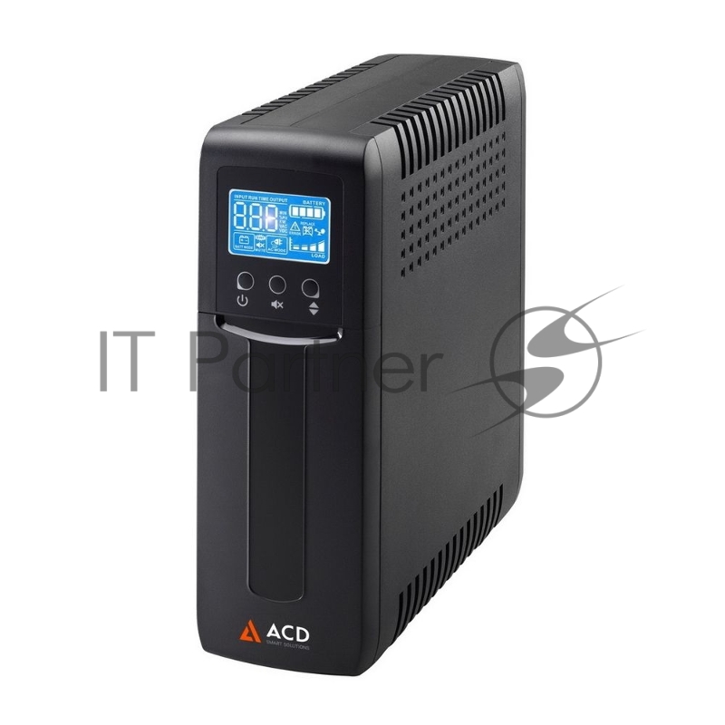 Источник бесперебойного питания (ИБП) ACD PW-Slim 700 / 700ВА / 420Вт /4 x CEE 7 (евророзетка)