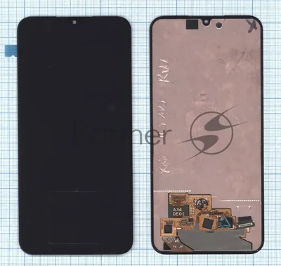 Дисплей для Samsung Galaxy A34 5G SM-A346B в сборе с тачскрином, черный orig lcd