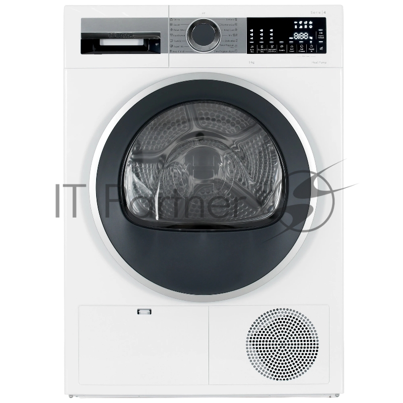 Сушильная машина Bosch WQG1420AME белый, 9 кг, сушка - конденсационная, программ - 15, 59.8 x 84.2 x 64.8 см