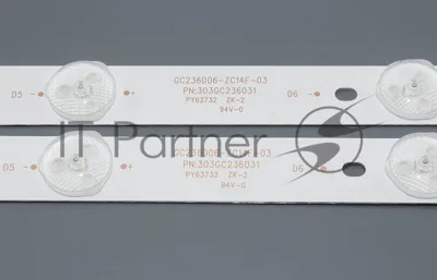 Светодиодная подсветка TV 24" GC236D06-ZC14F-03 (комплект 2шт)