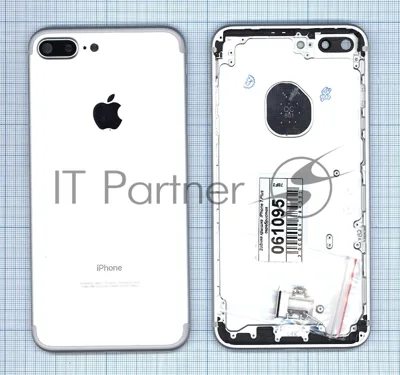 Задняя крышка для iPhone 7 Plus (5.5) серебристый