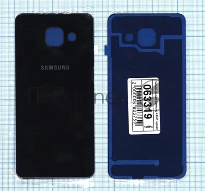 Задняя крышка для Samsung A310F Galaxy A3 (2016) черный