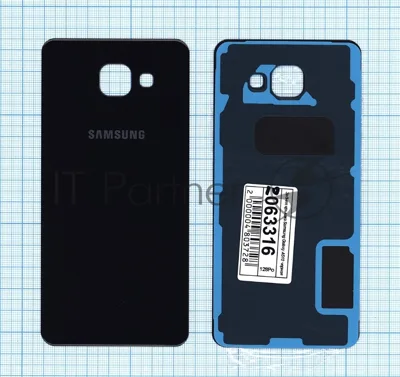 Задняя крышка для Samsung A510 Galaxy A5 (2016) черный