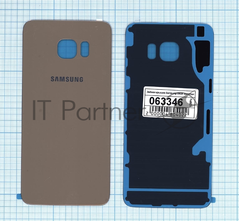 Задняя крышка для Samsung G928 Galaxy S6 Edge Plus золотой