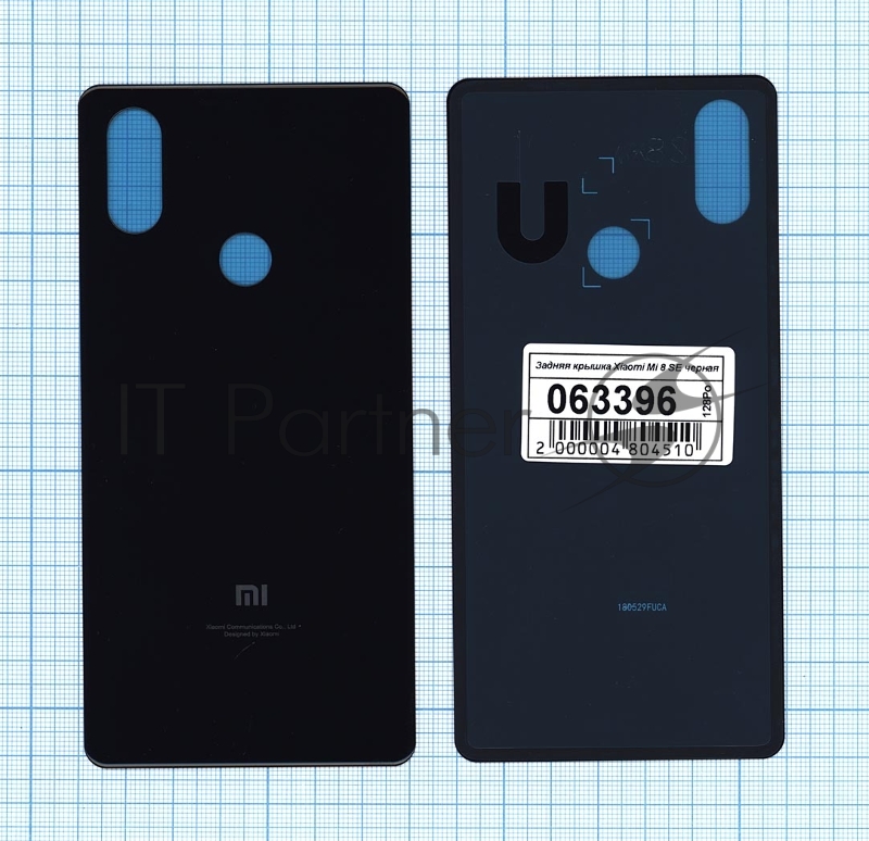 Задняя крышка для Xiaomi Mi 8 SE черный