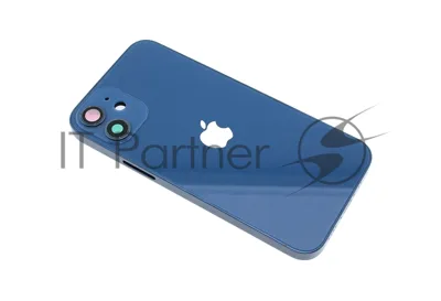 Задняя крышка (корпус) в сборе с рамкой для Apple iPhone 12 Mini синяя