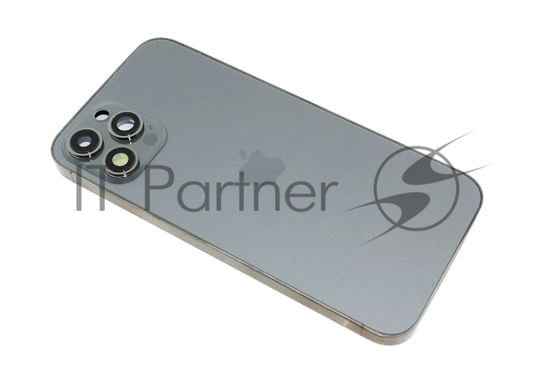 Задняя крышка (корпус) в сборе с рамкой для Apple iPhone 12 Pro Max черный